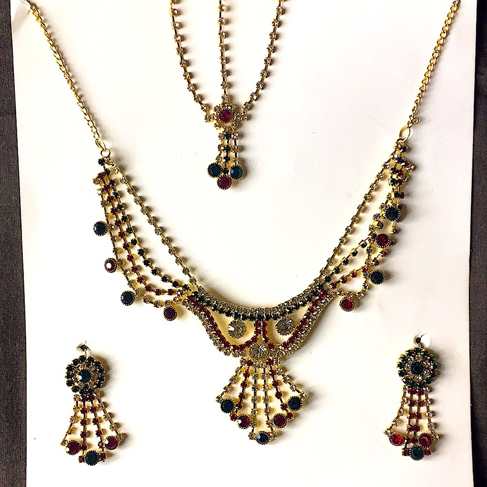 Bollywood fashion jewelry set